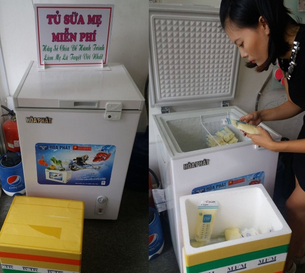 Tủ lạnh mini trữ sữa