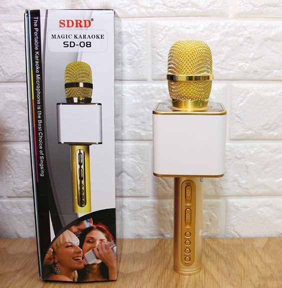 Micro Karaoke Kiêm Loa Bluetooth SD-08