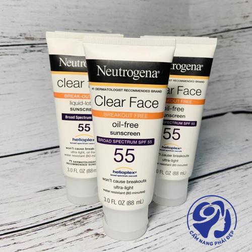  Kem chống nắng Neutrogena Clear Face 