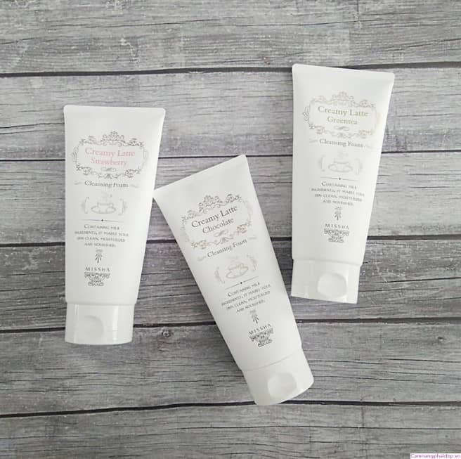 Missha Creamy Latte Green Tea Cleansing Foam