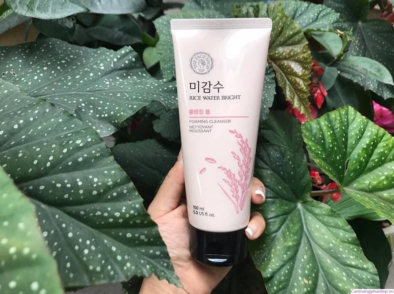The Face Shop Rice Water Bright Cleansing Foam Mousse Nettoyante